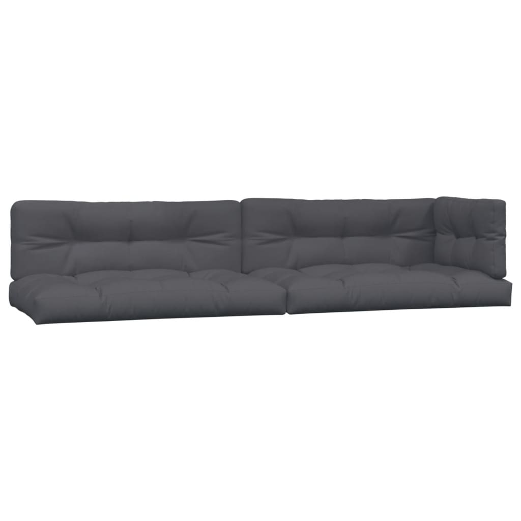 4 Piece Garden Pallet Sofa Set with Cushions Solid Wood Acacia