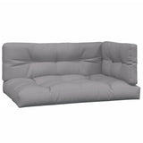 4 Piece Garden Pallet Sofa Set with Cushions Solid Wood Acacia