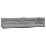 4 Piece Garden Pallet Sofa Set with Cushions Solid Wood Acacia - Close-Up Angle