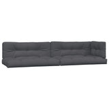 4 Piece Garden Pallet Sofa Set with Cushions Solid Wood Acacia