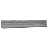 6 Piece Garden Pallet Sofa Set with Cushions Solid Wood Acacia - Close-Up Angle