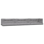 6 Piece Garden Pallet Sofa Set with Cushions Solid Wood Acacia