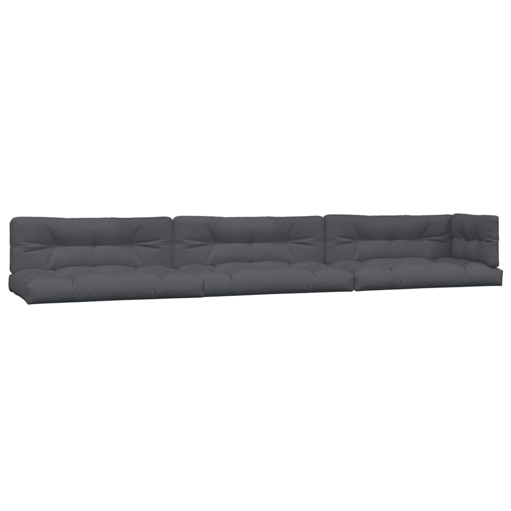 6 Piece Garden Pallet Sofa Set with Cushions Solid Wood Acacia