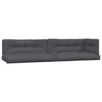5 Piece Garden Pallet Sofa Set with Cushions Solid Wood Acacia