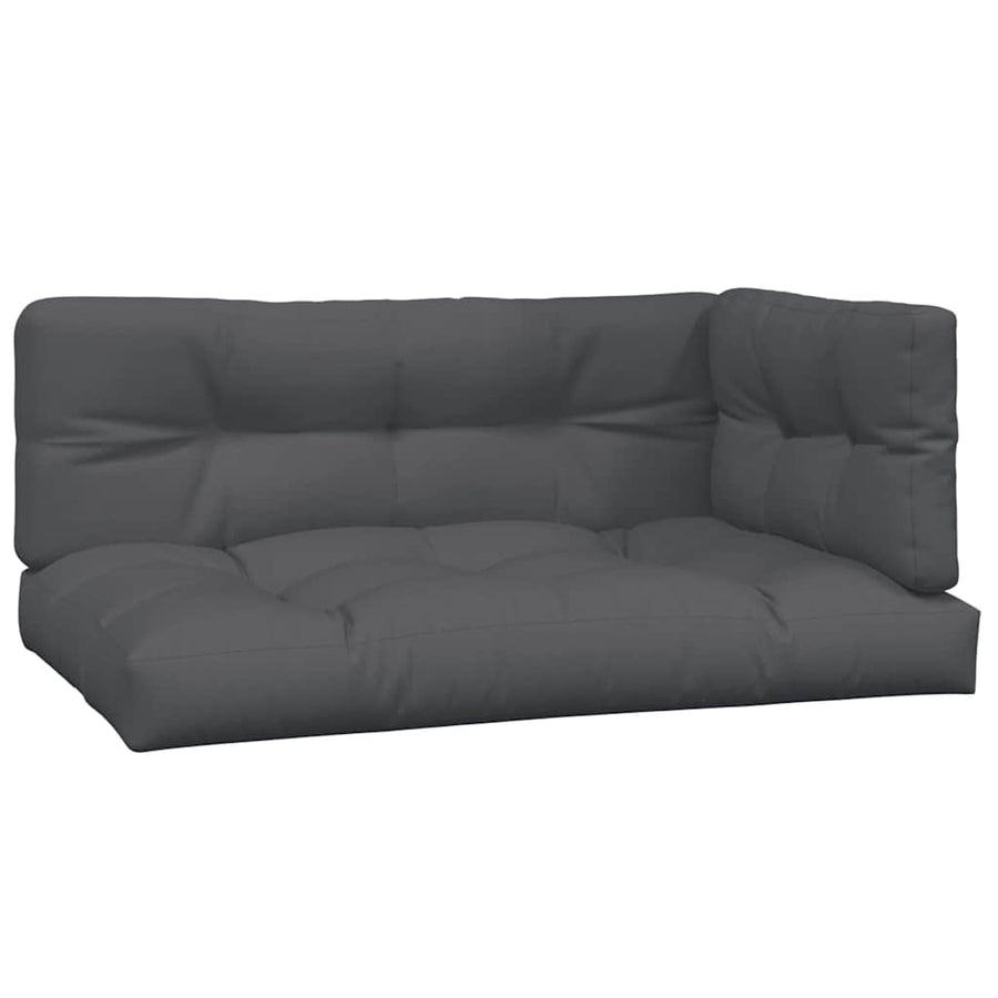 5 Piece Garden Pallet Sofa Set with Cushions Solid Wood Acacia