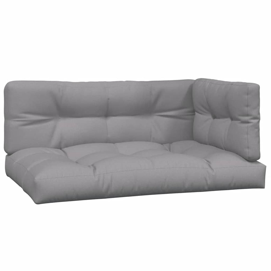 5 Piece Garden Pallet Sofa Set with Cushions Solid Wood Acacia