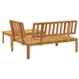 Garden Pallet Sofa Set 2 Piece Solid Wood Acacia - Top-Down View