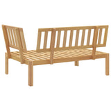 Garden Pallet Corner Sofa Solid Wood Acacia - Top-Down View