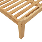 Garden Pallet Corner Sofa Solid Wood Acacia - Rear View