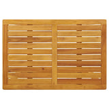 3 Piece Balcony Set with Cushions Solid Wood Acacia
