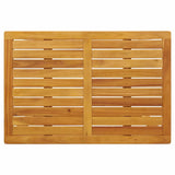 3 Piece Balcony Set with Cushions Solid Wood Acacia