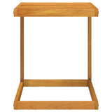 C Table 42x40x50 cm Solid Wood Acacia - Top-Down View