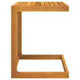 C Table 42x40x50 cm Solid Wood Acacia - 45-Degree Angle