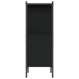 Bookcase Black 72x28x77.5 cm Engineered Wood