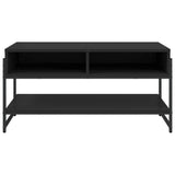 Coffee Table Black 90x50x45 cm Engineered Wood