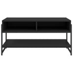 Coffee Table Black 90x50x45 cm Engineered Wood