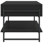 Coffee Table Black 90x50x45 cm Engineered Wood