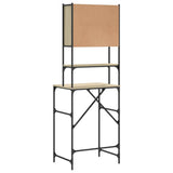 Washing Machine Cabinet Sonoma Oak 68x48.5x194 cm Engineered Wood - Extra Image