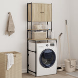 Washing Machine Cabinet Sonoma Oak 68x48.5x194 cm Engineered Wood