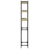 Washing Machine Shelf Sonoma Oak 67x25x163 cm Engineered Wood