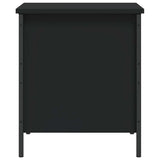 Storage Bench Black 40x42.5x50 cm Engineered Wood
