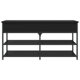 Shoe Bench Black 100x42.5x50 cm Engineered Wood