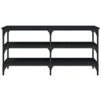 Shoe Bench Black 100x38.5x49 cm Engineered Wood