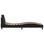 Bed Frame "Dover" Black 90x190 cm Velvet