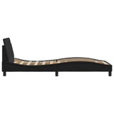 Bed Frame "Dover" Black 90x190 cm Faux Leather