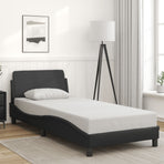Bed Frame "Dover" Black 90x190 cm Faux Leather