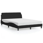 Bed Frame "Dover" Black 137x190 cm Double Velvet