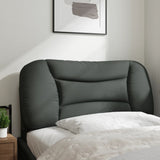 Headboard Cushion "Hvar" Dark Grey 90 cm Fabric