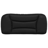 Headboard Cushion "Hvar" Black 90 cm Faux Leather