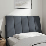 Headboard Cushion "Hanko" Dark Grey 90 cm Velvet
