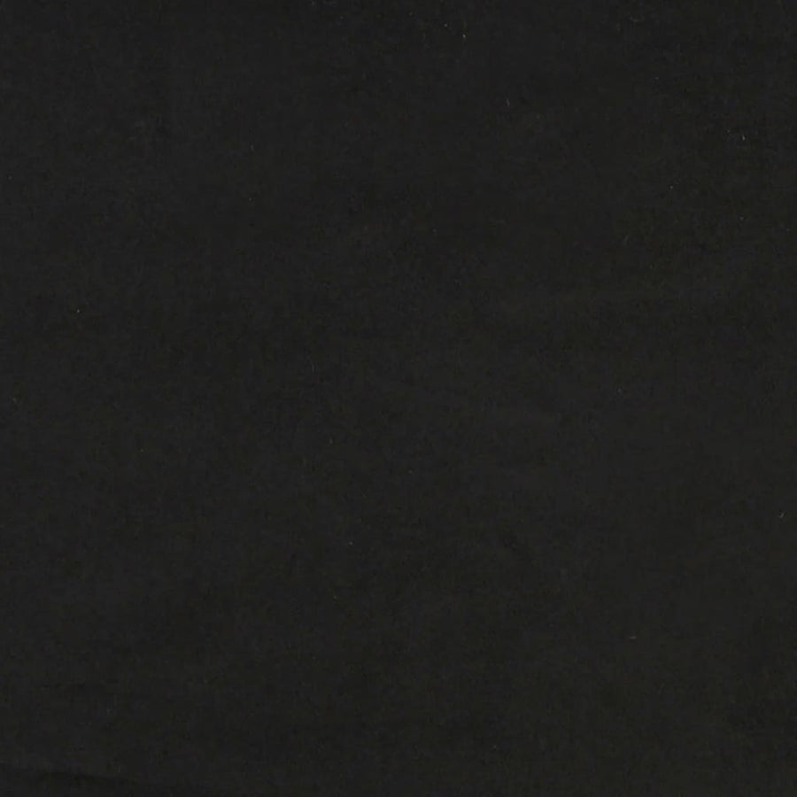 Headboard Cushion "Hanko" Black 90 cm Velvet