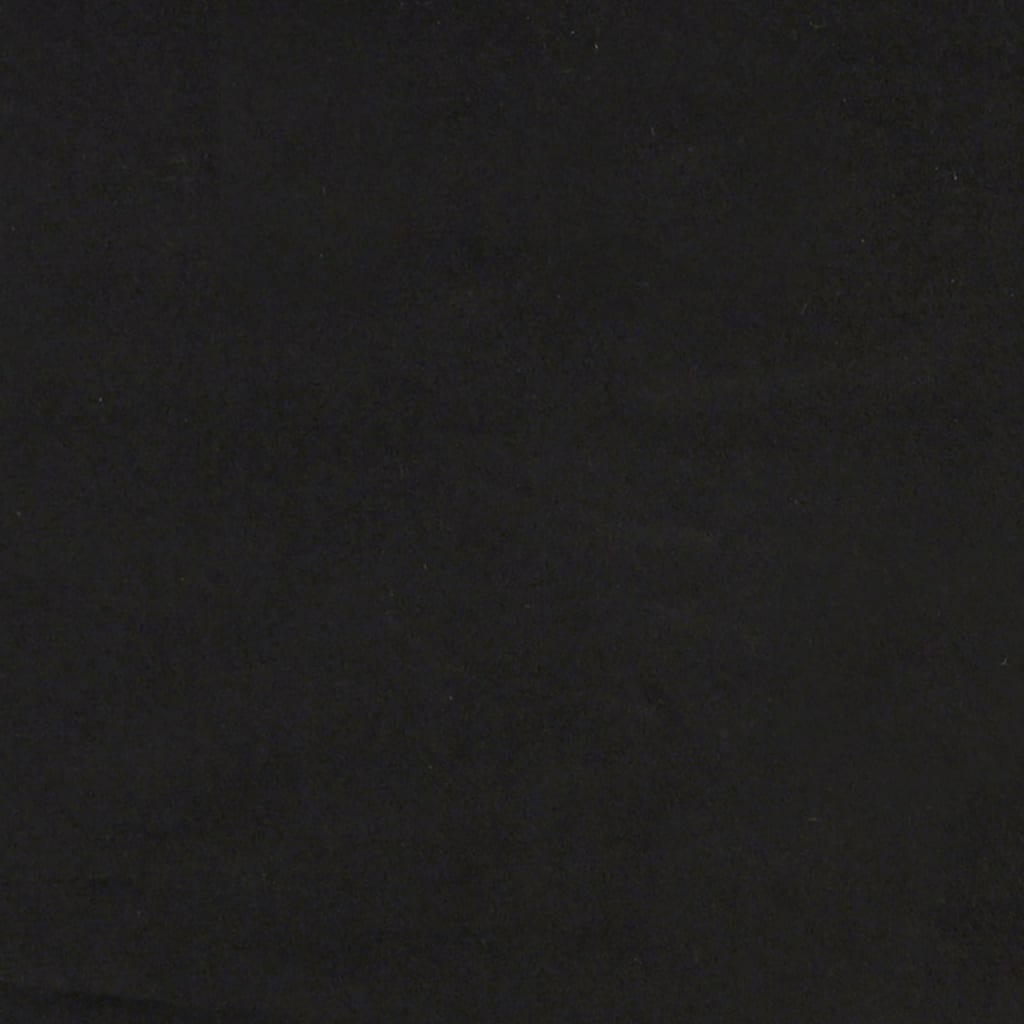 Headboard Cushion Black 153 cm Velvet