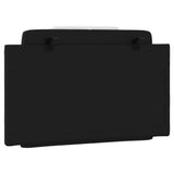 Headboard Cushion "Viana" Black and White 90 cm Faux Leather