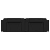 Headboard Cushion "Viana" Black 180 cm Faux Leather