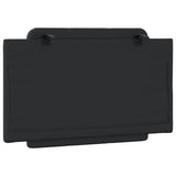 Headboard Cushion "Zadar" Black 90 cm Faux Leather