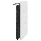 Headboard Cushion "Zadar" Black and White 90 cm Faux Leather