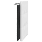 Headboard Cushion "Zadar" Black and White 90 cm Faux Leather