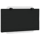 Headboard Cushion "Zadar" Black and White 90 cm Faux Leather
