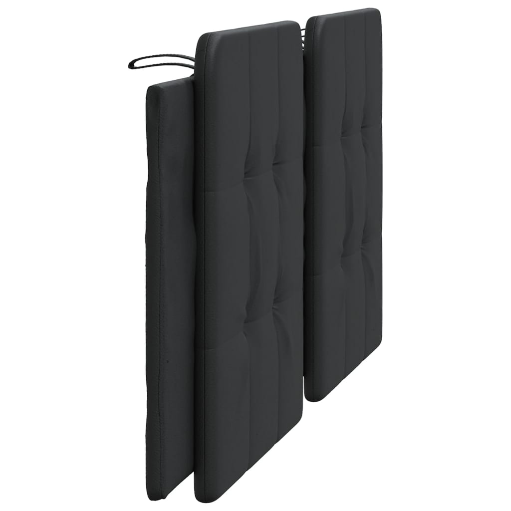 Headboard Cushion "Zadar" Black 180 cm Faux Leather