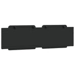 Headboard Cushion "Zadar" Black 180 cm Faux Leather