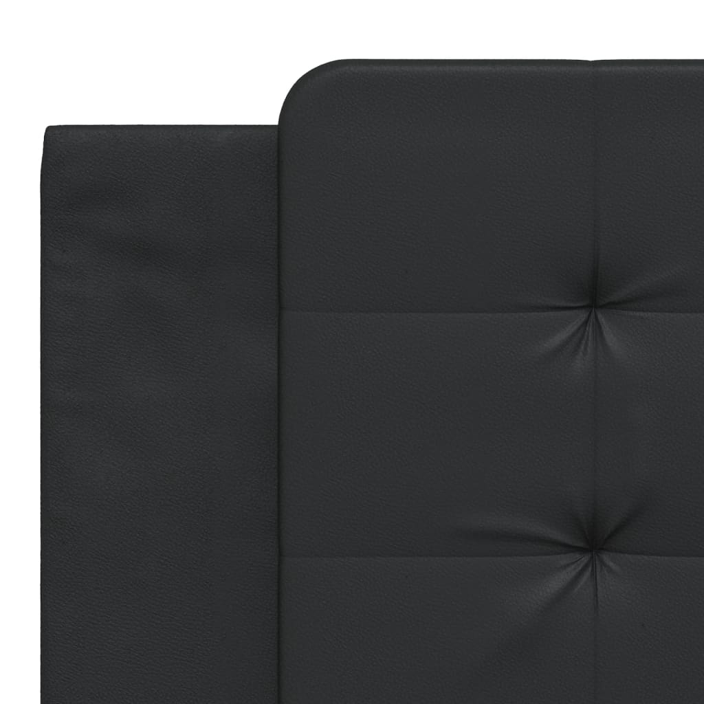 Headboard Cushion "Zadar" Black 180 cm Faux Leather