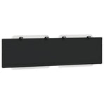 Headboard Cushion "Zadar" Black and White 180 cm Faux Leather