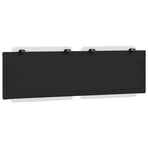Headboard Cushion "Zadar" Black and White 153 cm Faux Leather