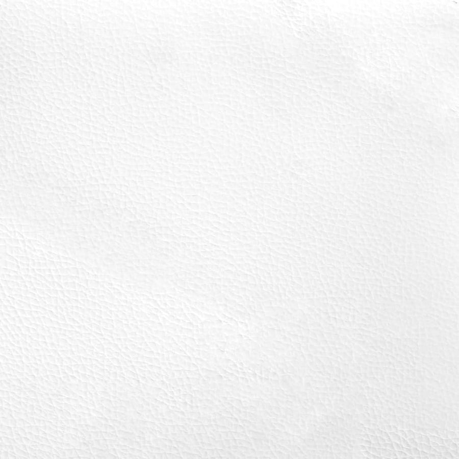 Headboard Cushion "Zadar" Black and White 153 cm Faux Leather