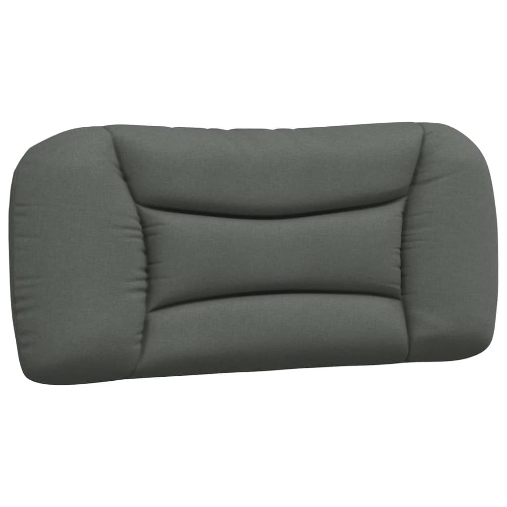 Bed Frame without Mattress "Hvar" Dark Grey 90x190 cm Fabric