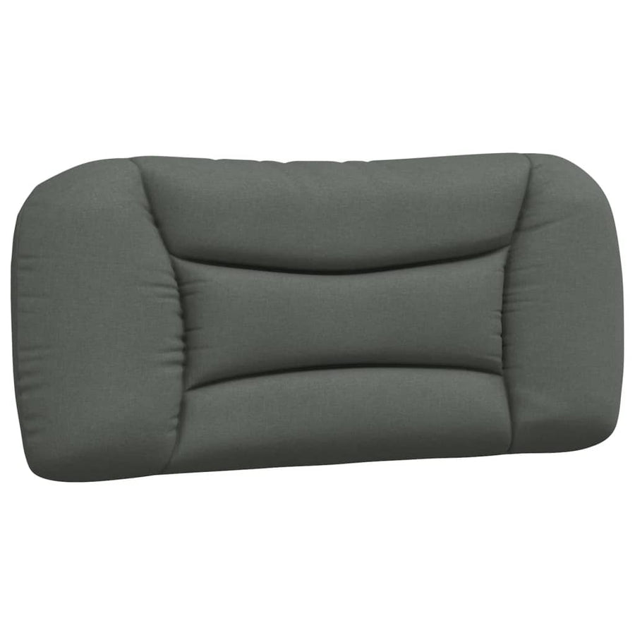 Bed Frame without Mattress "Hvar" Dark Grey 90x190 cm Fabric
